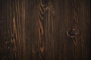 AI generated Old wooden background or texture. Close up of brown wooden wall. photo