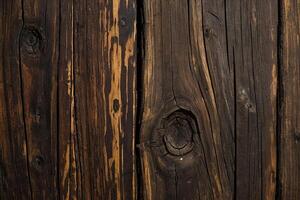 AI generated Old wood texture. Floor surface. Wood background for design and decoration photo