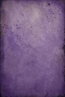ai generado un púrpura antecedentes con un grunge textura foto