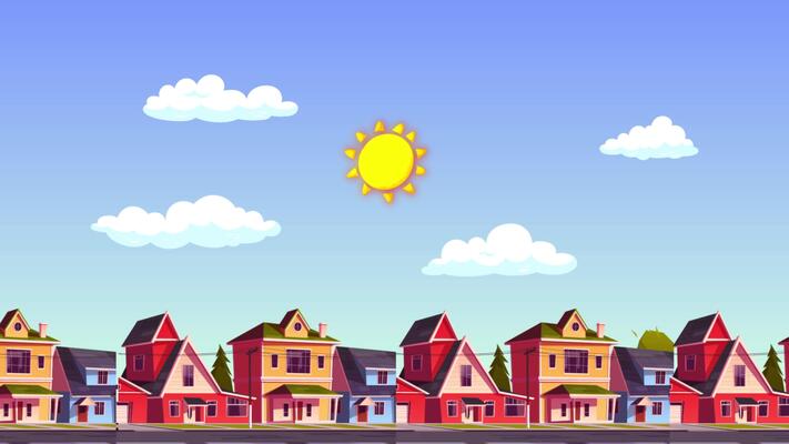 Day And Night Animation Stock Video Footage for Free Download