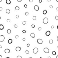 Seamless pattern with sketch circles shape vector