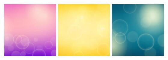 Abstract background with blur bokeh light effect vector