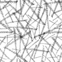 Seamless pattern with black pencil brushstrokes vector