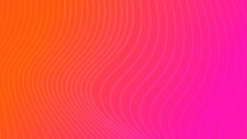 Modern colorful gradient background with wave lines vector