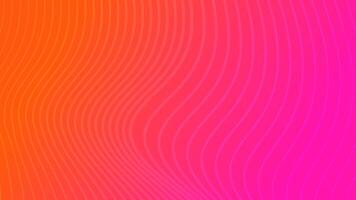 Modern colorful gradient background with wave lines vector