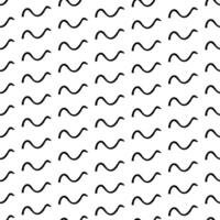 Seamless pattern with sketch squiggle vector