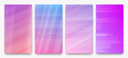 Modern colorful gradient background with lines vector