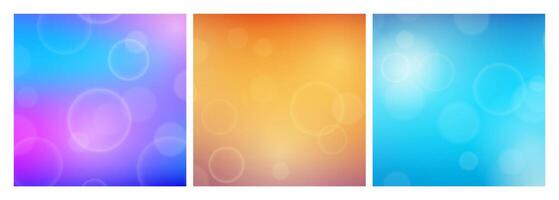 Abstract background with blur bokeh light effect vector