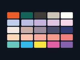 color palette set design template multi color vector