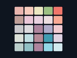 color palette set design template multi color vector