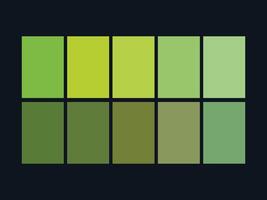 color palette set design template multi color vector