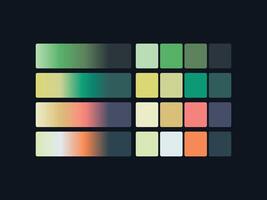 color palette set design template multi color vector