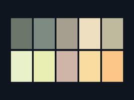 color palette set design template multi color vector