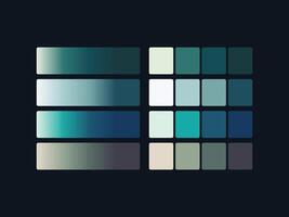 color palette set design template multi color vector