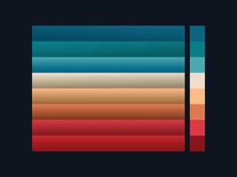 color palette set design template multi color vector
