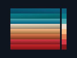 color palette set design template multi color vector