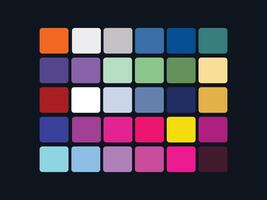 color palette set design template multi color vector