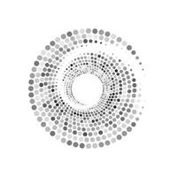 circulo trama de semitonos Arte vector