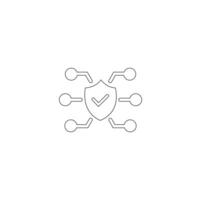 Improve Efficiency, Integrated OT Security and Minimize Safety Risk Icons vector