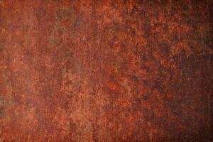 rustic background, rusty metal. old steel plate texture photo