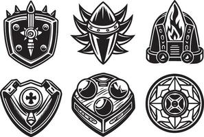 Set of gaming icon . illustration for your design. vector