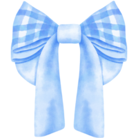 bleu coquette ruban arc clipart. png