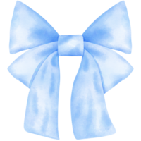 Blue coquette ribbon bow clipart. png