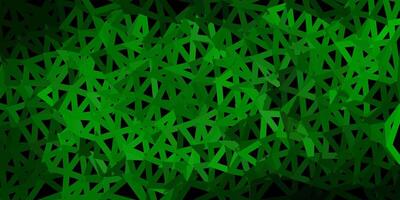 Dark green triangle mosaic wallpaper. vector