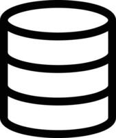 Storage data icon symbol image for database illustration vector