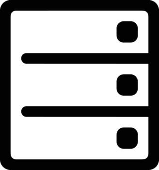 Storage data icon symbol image for database illustration vector