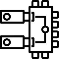 almacenamiento datos icono símbolo imagen para base de datos ilustración vector