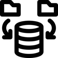 Storage data icon symbol image for database illustration vector