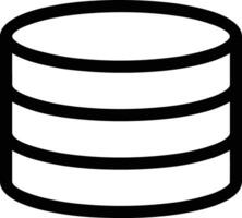 Storage data icon symbol image for database illustration vector