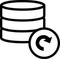 Storage data icon symbol image for database illustration vector