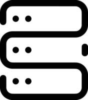 Storage data icon symbol image for database illustration vector