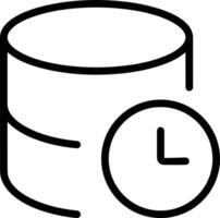 Storage data icon symbol image for database illustration vector