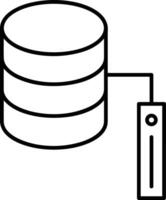 Storage data icon symbol image for database illustration vector