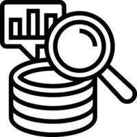 Storage data icon symbol image for database illustration vector