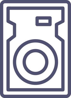 Storage data icon symbol image for database illustration