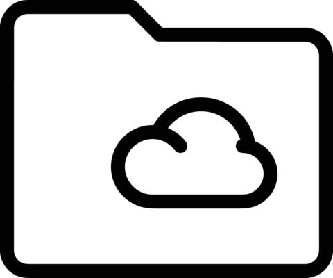 Storage data icon symbol image for database illustration