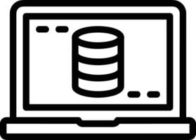 Storage data icon symbol image for database illustration vector