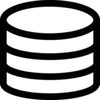 Storage data icon symbol image for database illustration vector