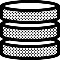 Storage data icon symbol image for database illustration vector