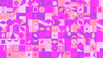 Abstract chaotic geometrical mosaic pattern background design vector