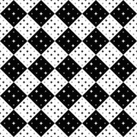 Black and white geometrical curved star pattern background vector