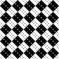 Black and white geometrical curved star pattern background vector