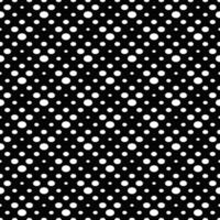 Abstract seamless black and white ellipse pattern background vector