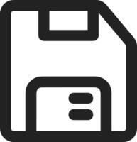 Storage data icon symbol image for database illustration vector