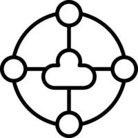 Storage data icon symbol image for database illustration vector
