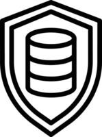 Storage data icon symbol image for database illustration vector